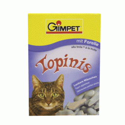 Витамины Gimpet Topinis с форелью и таурином для кошек (190 шт)