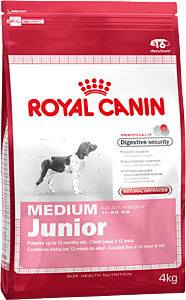 Сухой корм Royal Canin Medium Junior для щенков средних пород ( 4 кг.)