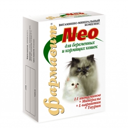 Витамины Фармавит Neo для беременных и кормящих кошек (60 шт)