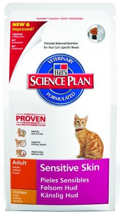   Hill's Science Plan Adult Feline Sensitive Skin           (400 )