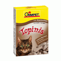 Витамины Gimpet Topinis с кроликом и таурином для кошек (190 шт)