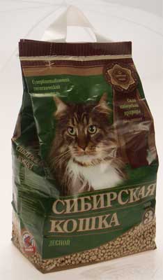 Наполнитель Сибирская кошка 3л лесной