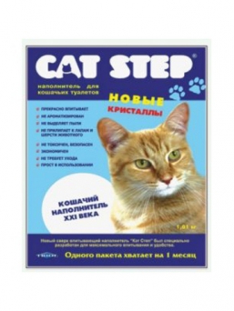 Наполнитель Cat Step 1,8кг силикагель
