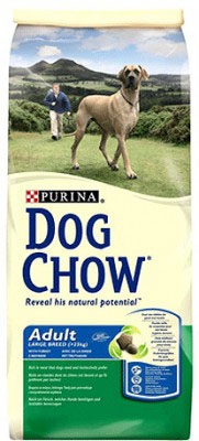 Сухой корм Dog Chow Adult Large Breed для собак крупных пород с индейкой (3 кг)