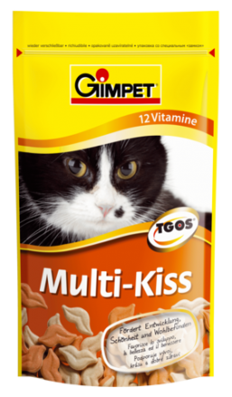 Витамины Gimpet Multi-Kiss мультивитаминный комплекс для взрослых кошек (65 шт)