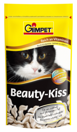 Витамины Gimpet Beauty-Kiss с биотином и цинком для улучшения шерсти (65 шт)