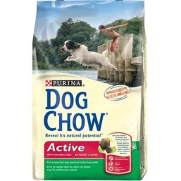 Сухой корм Dog Chow Active для взрослых активных собак с курицей и рисом (15 кг)