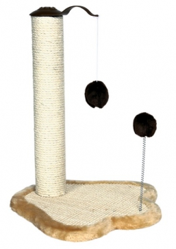 Когтеточка Trixie Лапка со столбиком для кошек из сизаля