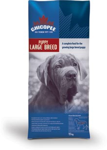 Сухой корм Chicopee Puppy Large Breed для щенков крупных пород (15 кг)