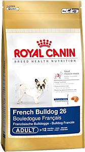 Сухой корм Royal Canin French Bulldog 26 Adult для собак породы Французский бульдог ( 4 кг.)