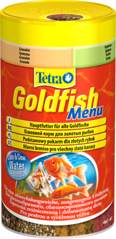  Tetra Goldfish Menu    (, 250 )