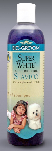 Шампунь Bio-Groom Super White отбеливающий для собак и кошек (355 мл)