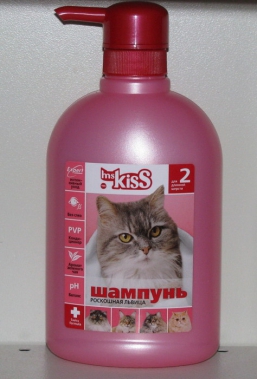 Шампунь Ms. Kiss Роскошная львица для длинношерстнных кошек (350 мл)