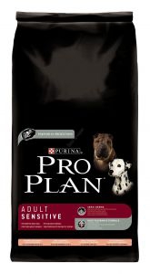 Сухой корм для собак Purina Pro Plan Adult Sensitive ( лосось+рис, 14кг. )