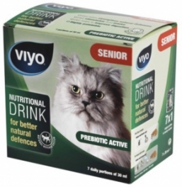 Пребиотический напиток Viyo для укрепления иммунитета пожилых кошек (30 мл)