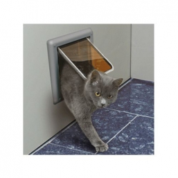 Дверь Trixie для кошки 4-функции (16,5 х 17,4см)