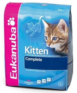 Сухой корм Eukanuba Kitten & Junior для котят курицей (10 кг)