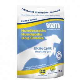 Лакомство Bozita Dog Snacks Skin Care для здоровья кожи и шерсти у собак (175 г)