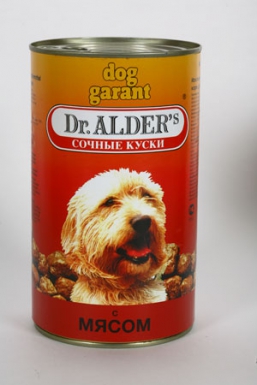 Консервы для собак Dr. Alder's Дог Гарант (мясо, 1200 г.)
