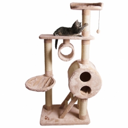 Домик для кошки Trixie Mijas высота 176 см плюш бежевый