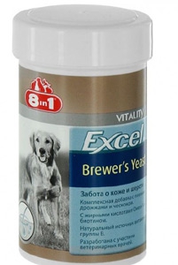 Витамины 8 in 1 Excel Brewers Yeast Бреверс Витамины с пивными дрожжами для собак (780 таблеток)