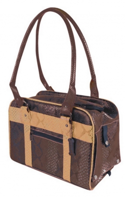 Сумка-переноска Dezzie 5625834 из искусственной кожи для животных (35,5 х 18 х 25,5 см)