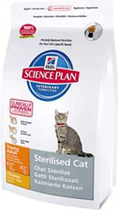   Hills Science Plan Feline Young Adult Sterilised Cat Chicken      (, 3,5)