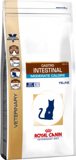   Royal Canin Veterinary Diet Feline Gastro Intestinal GIM35 Moderate Calorie      (400)