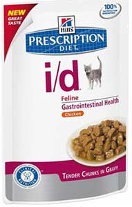   Hills Prescription Diet Feline I/D Gastrointestinal Health Chicken   (, 156)