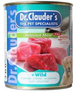 Консервы Dr. Clauder's паштет с дичью для собак (800 г)