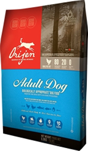 Сухой корм Orijen Dog Adult 80/20 для собак всех пород (беззерновой, с курицей, индейкой, рыбой и яйцом, 2,27кг)