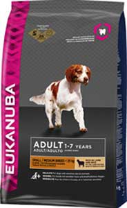 Сухой корм Eukanuba Adult Small & Medium Breed Rich in Lamb & Rice для взрослых собак мелких и средних пород (2,5кг)