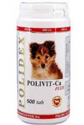 Витамины Polidex Polivit Ca Plus для собак (500 штук)