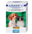 Альбен С - Антигельминтный препарат для собак и кошек (6 таб)
