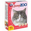 Мультивитаминное лакомство Доктор ZOO с ветчиной для взрослых кошек (90 шт)
