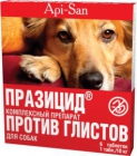 Празицид - Комплексный препарат против глистов у собак (6 таб)