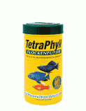 Сухой корм Tetra Phyll для всех видов живородящих и растительноядных аквариумных рыб (хлопья, 12 г)