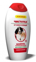 Антипаразитарный шампунь Чистотел Универсальный для собак и кошек (180 мл)