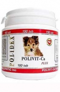 Витамины Polidex Polivit Ca Plus для собак (150 штук)