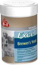 Витамины 8 in 1 Excell Brewer's Yeast для собак с пивными дрожжами и чесноком( 260 таб.)