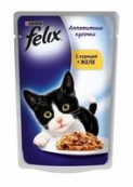 Влажный корм Felix для взрослых кошек с курицей (85 г)