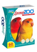 Витамины Доктор ZOO для птиц (йод и биотин, 60 таблеток)