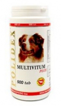 Витамины Polidex Multivitum Plus для собак (500шт)