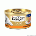 Консервы для кошек Gourmet Gold (паштет индейка, 85 г.)