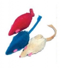 Игрушка Мышь Меховая Цветная (9см, Hwt03-2)