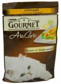 Влажный корм Gourmet A la Carte для кошек (курица с пастой и шпинатом, 85г)