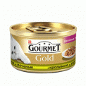 Консервы для кошек Gourmet Gold (кролик + печень, 85 г.)