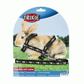 Шлейка Trixie С Поводком для Кролика Нейлон С Рисунком (10мм*1,2м, 6263)