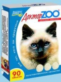 Мультивитаминное лакомство Доктор ZOO с водорослями для взрослых кошек (90 шт)