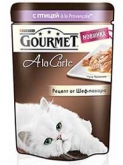 Влажный Корм Gourmet A la Carte для Кошек В Подливе (Домашняя Птица, Овощи, 85гр)